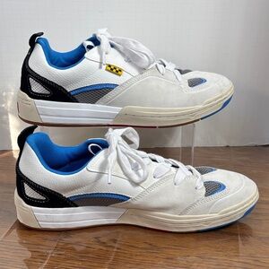 Vans Skate Mixxa White and Blue Sneakers